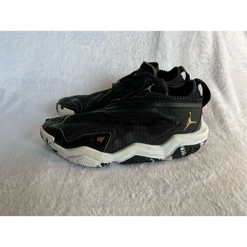 Jordan Why Not Zer0.4 Basketball Shoes Black Gold